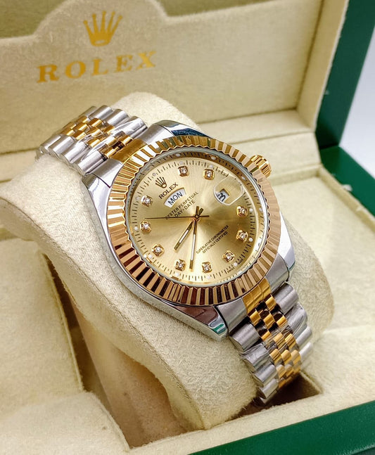 Rolex premium 2 tone with diamond fitted dial