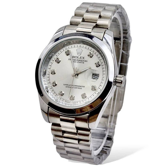 Rolex all silver