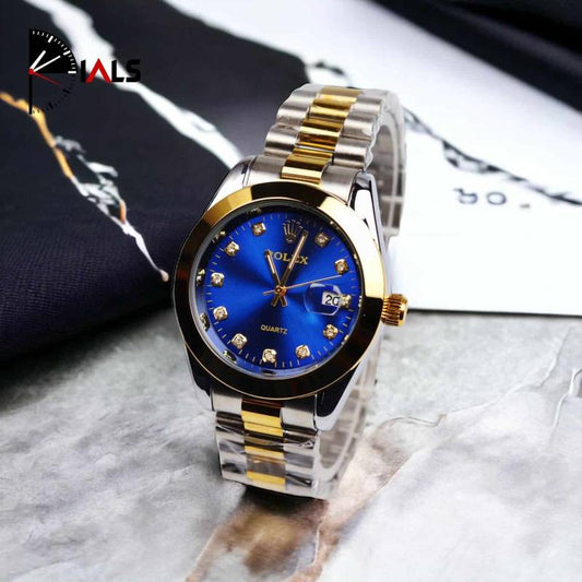 Rolex 2 tone in blue dial
